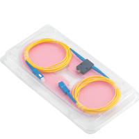 Modo único 0-60dB SC LC FC UPC Atenuador de fibra óptica variable VOA en línea VOA