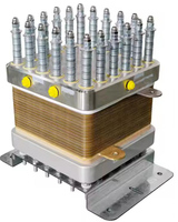 Pile de cellules d'électrolyse PEM à plaque bipolaire, pureté 99,999 %, puissance maximale 4,5 kW, tension CC, application de recherche en laboratoire, générateur d'hydrogène