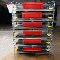 Nouvelles cages pour cailles et volailles - Fil d'acier à faible teneur en carbone, antirouille, durable, capacité de 200 à 400 cailles/ensemble