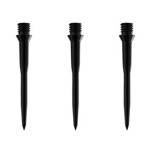 1 pièce 26/28/30/32/34 mm <span class=keywords><strong>Acier</strong></span> inoxydable Noir Lisse Adaptateur de pointes de fléchettes de rechange - Product Image 3