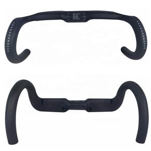 HB24 nouvelle barre de poignée en carbone <span class=keywords><strong>Dropbar</strong></span> 340MM barre de vélo de route Aero guidon de vélo en carbone intérieur 31.8MM pour vélo - Product Image 1