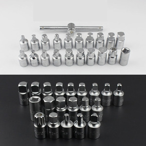 Kit <span class=keywords><strong>de</strong></span> 21 clés pour bouchon <span class=keywords><strong>de</strong></span> <span class=keywords><strong>vidange</strong></span> d'huile et <span class=keywords><strong>de</strong></span> carter moteur, outils <span class=keywords><strong>de</strong></span> réparation en coffret - Product Image 2