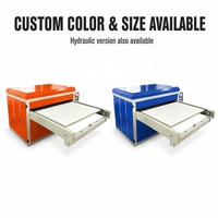 Presse à chaud pneumatique automatique robuste grand format pour la personnalisation de vêtements et l'impression par sublimation