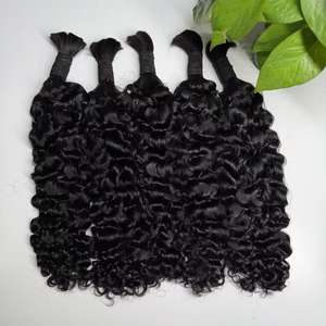 Venta al por Mayor de Cabello Humano de Alta Calidad a Precio Económico, Cabello Rizado Indio 10A 11A para Mujeres Negras - Product Image 1