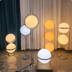 Lampe de salon vintage d'art nordique, lampe de chevet Bauhaus, lampe de salon décorative design - Product Image 1