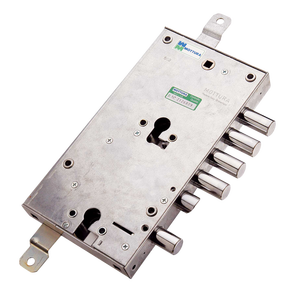 Serratura per Porta Blindata con Doppio Cilindro Europeo ART. 85.595 MOTTURA E63 Dx - Product Image 1