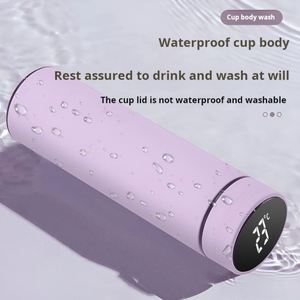 Thermos intelligent en acier inoxydable à double paroi de 500 ml avec affichage de la température, ensemble cadeau, bouteille isotherme sous vide à LED - Product Image 5