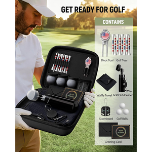Kit de nettoyage robuste et renforcé pour porte-tee de golf en EVA, pochette pour balles de golf pour le transport sur le terrain de golf - Product Image 3