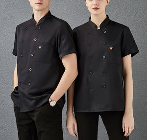 Haute Qualité M-4XL Cooking Chef Manteau Garçon Vestes <span class=keywords><strong>de</strong></span> Travail <span class=keywords><strong>Professionnel</strong></span> Uniforme Salopette <span class=keywords><strong>Tenue</strong></span> - Product Image 5