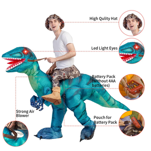 Costume de <span class=keywords><strong>dinosaure</strong></span> gonflable pour adultes, costume gonflable pour femmes et hommes, fête d'Halloween, jeu de rôle, personnage - Product Image 6