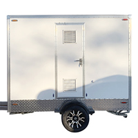 Remorque de luxe pour toilettes Remorque mobile de luxe portable pour toilettes publiques Salle de bains Remorque pour toilettes de luxe à vendre USA