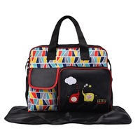 Sac à dos pour bébé avec dessin animé, grande capacité, pour ordinateur portable, couches/couches d'allaitement pour maman, ensemble de 5 pièces, sacs à couches pour bébé, nouvelle collection