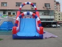 Château gonflable commercial Fun Bounce Oc032 sur le thème du cirque, en PVC robuste, pour enfants, idéal pour la location lors de fêtes en extérieur