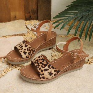 Nouvelles <span class=keywords><strong>sandales</strong></span> d'été compensées à talons carrés pour femmes – Design tendance - Product Image 6