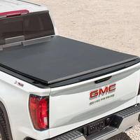 Couverture de benne rigide pour camionnette à usage intensif, en aluminium imperméable sur mesure, à trois plis, pour GMC Sierra 1500 NP300 Ranger