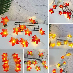<span class=keywords><strong>Guirnalda</strong></span> <span class=keywords><strong>de</strong></span> <span class=keywords><strong>Luces</strong></span> LED con Hojas <span class=keywords><strong>de</strong></span> Arce, <span class=keywords><strong>Luces</strong></span> Decorativas en Tonos Naranja y Amarillo, Regalo Perfecto para Navidad, Tira <span class=keywords><strong>de</strong></span> <span class=keywords><strong>Luces</strong></span> Festivas - Product Image 2