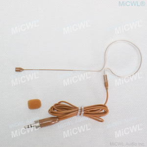 Micrófono de Diadema de un Solo Oído Color Marrón SL para Escenario, DJ, Karaoke, Canto, Grabación, Compatible con Transmisor Inalámbrico de Cinturón ew sk G1 G2 G3 <span class=keywords><strong>G4</strong></span> - Product Image 4