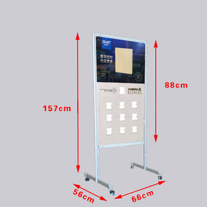 Présentoir électrique détachable personnalisé de <span class=keywords><strong>prises</strong></span> et d'interrupteurs de cadre d'alliage d'aluminium avec le panneau d'interrupteur et de prise de PVC - Product Image 4