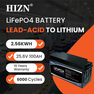 Batterie rechargeable 25.6V 300Ah Batterie LiFePO4 24V 100ah pour système de stockage d'énergie solaire - Product Image 1