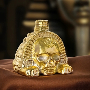 Sifflet de mort aztèque en argile fait main, crâne allongé, bruit de cri maya, cadeau d'Halloween, jouet fantaisie, vente en gros - Product Image 3