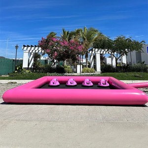 Bumper xe đua đồ chơi thổi lên Arena Inflatable đua theo dõi với Máy thổi khí - Product Image 4