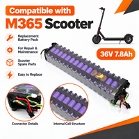 Batterie au lithium-ion rechargeable 36V 7.8Ah pour trottinette M365, pièces détachées, vente en gros, fabricant
