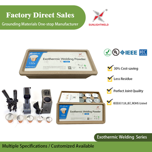 Kit d'outils de soudage exothermique à allumage électronique, <span class=keywords><strong>prix</strong></span> d'usine, type C, écran LCD, Sunlightweld Vs Cadweld - Product Image 5