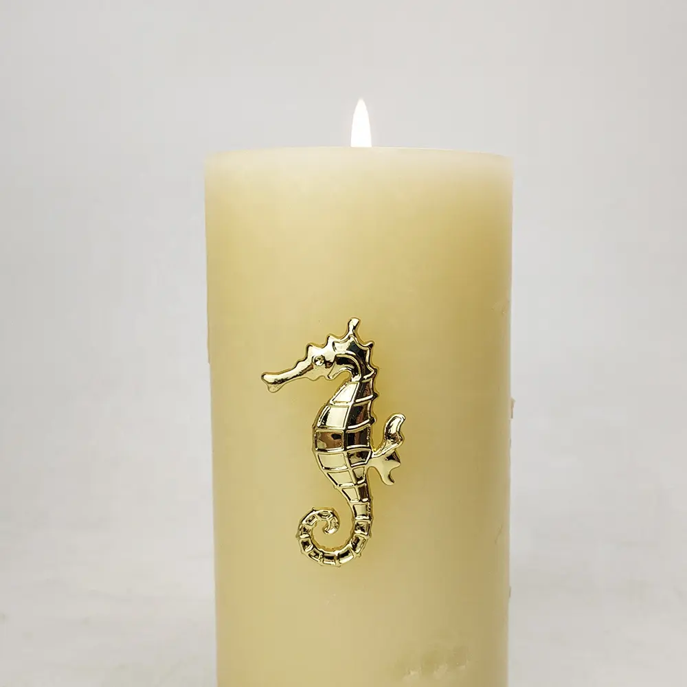 Подсвечник в виде морской лошади, декоративные свечи в стиле океана, аксессуары