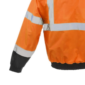 High Visibility Reflective <b>Jacket</b> ANSI Class 2 Safety Workwear for Outdoor <b>Workers</b> - Product Image 5