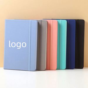 Pu Leather A5 Size Financial Hardcover Logo Embossed Custom Notebooks With 200 Pages - Product Image 1