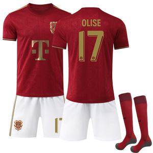 Maillot de football Bayern 125e anniversaire édition 2526, ensembles de football n°9 Kane 6 <span class=keywords><strong>Kimmich</strong></span>, manches courtes, maille, été, commerce extérieur - Product Image 4