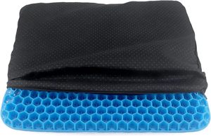 <span class=keywords><strong>Coussin</strong></span> de siège orthopédique carré personnalisable Cellthermo pour chaise de bureau, avec support en TPE et gel rafraîchissant pour soulager le coccyx et le stress - Product Image 1