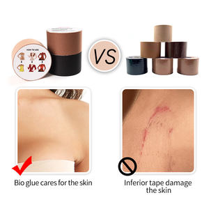Invisible Uplift Body Tape fabricant mode <span class=keywords><strong>poitrine</strong></span> <span class=keywords><strong>nue</strong></span> ascenseur soutien-gorge bande pousser grande colle Boob bande avec autocollant - Product Image 5