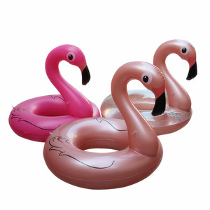 Flamingo <b>Inflatable</b> Swim Ring 90cm Thick PVC Adult <b>Pool</b> <b>Float</b> Water Park Use - Product Image 5