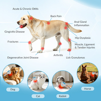 Appareil de thérapie laser froid multifonctionnel 15W haute puissance pour chiens et chats, pour la gestion de la douleur post-opératoire et la récupération des blessures articulaires