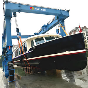 NUCLEON grue mobile robuste pour bateau/yacht 40-200 tonnes grue à portique de levage de voyage marin télécommande au sol haute - Product Image 5