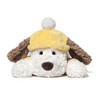 Peluche Chien Ruby Amusant, Adorable Coussin en Peluche, Super Doux, Rembourré en Polyester et Coton PP, Poupée de Sommeil, Cadeau