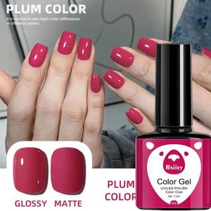 Vernis à ongles en gel rouge 7,3 ml, vernis en gel pour <span class=keywords><strong>manucure</strong></span>, art des ongles, base, couche de finition, lampe UV, semi-permanent, vernis UV - Product Image 4