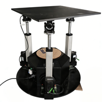 Plateforme de mouvement électrique carrée 3DOF à haute précision, simulateur dynamique pour équipement de mouvement de course et de vol en réalité virtuelle, directement de l'usine