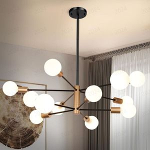 Luminaires suspendus sur mesure pour grands projets de décoration intérieure, hôtel, villa, lustre moderne à LED - Product Image 1