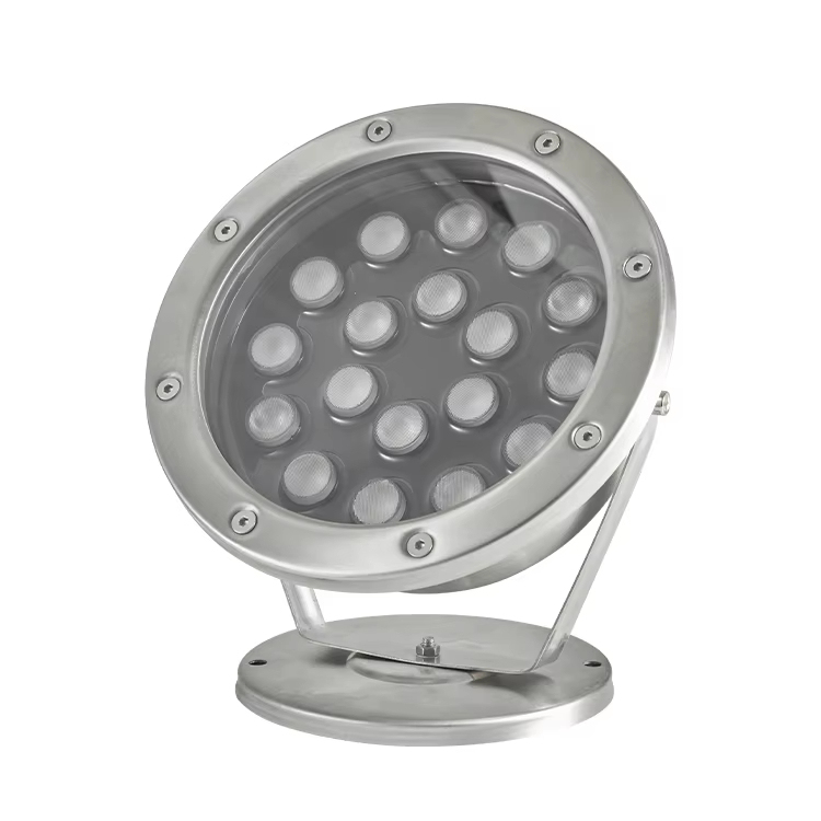 Premium IP68 LED Underwater Lights Cold White Stainless Steel Body CRI 80 Dimmable 3-Year Warranty Fountain Lighting Collection