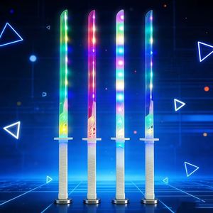 Nuevo Juguete Infantil de Moda: Cuchillo Mágico con Sensor de Gravedad, Efecto Sonoro, Mango Blanco y Luces de Siete Colores - Product Image 4