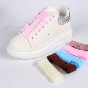 Al por mayor: Cordones de encaje bonitos para niña, cordones huecos, cordones de encaje elegantes, cordones planos de 3 cm de ancho, accesorios para zapatillas y calzado informal - Product Image 3