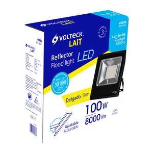 REF-304L Volteck 100W riflettore sottile luce del giorno caldo riflettore bianco per Hotel paesaggio giardino IP66 COB 500W 1000W 150W opzioni - Product Image 1