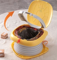Toilette pliable réglable pour enfants, idéale pour le camping en extérieur et les situations d'urgence, mini toilette de voyage, urinoir portable pour les sorties