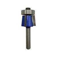 Fresa de Enrutador Profesional de Aleación de Tungsteno y Cobalto de 4 Cuchillas y 8 mm de Diámetro, Recortadora de Bordes Redondeados OEM para Tallado de Madera