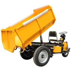 LK135 battery operated electric mini dumper 1000kg for mining cars, transporter dumper used in the tunnel