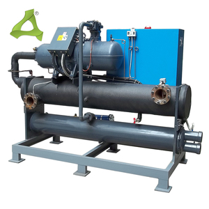 Vidalı kompresör endüstriyel su soğutucu soğutma sistemi soğutma ekipmanları 50 Hp 60Hp 80hp su soğutmalı vida soğutucu fiyat - Product Image 2