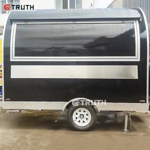 TRUTH tata mobile food van in uganda burger food truck stainless steel trailer
