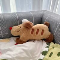Peluche populaire Chien Chef Baguette en coton PP, jouet en peluche doux, chiot chef, coussin réconfortant mignon, poupée chiot, oreiller décoratif pour le sommeil